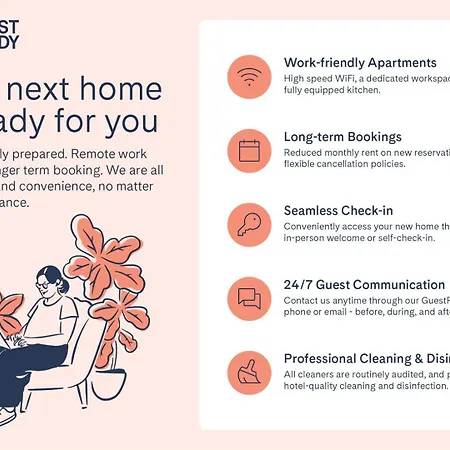 شقة Guestready - Modern Retreat In